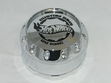 RARE HOTWHEELS KMC CHROME 8 LUG WHEEL RIM CENTER CAP 905K131-2 S504-44 1008905 