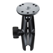 RAM-B-103U RAM Mounts B-Size Medium Double Socket Arm with 2.5-Inch Round Plate