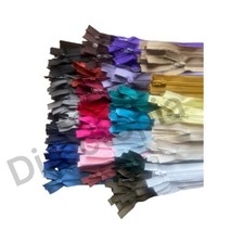 OPTI NYLON OPEN ENDED ZIP ZIPPER FASTNER OPEN END - 27 COLOURS