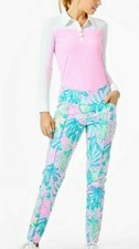 Lilly Pulitzer Luxletic Corso Pant Mandevilla Baby Hip Nautic - size 8 - NEW