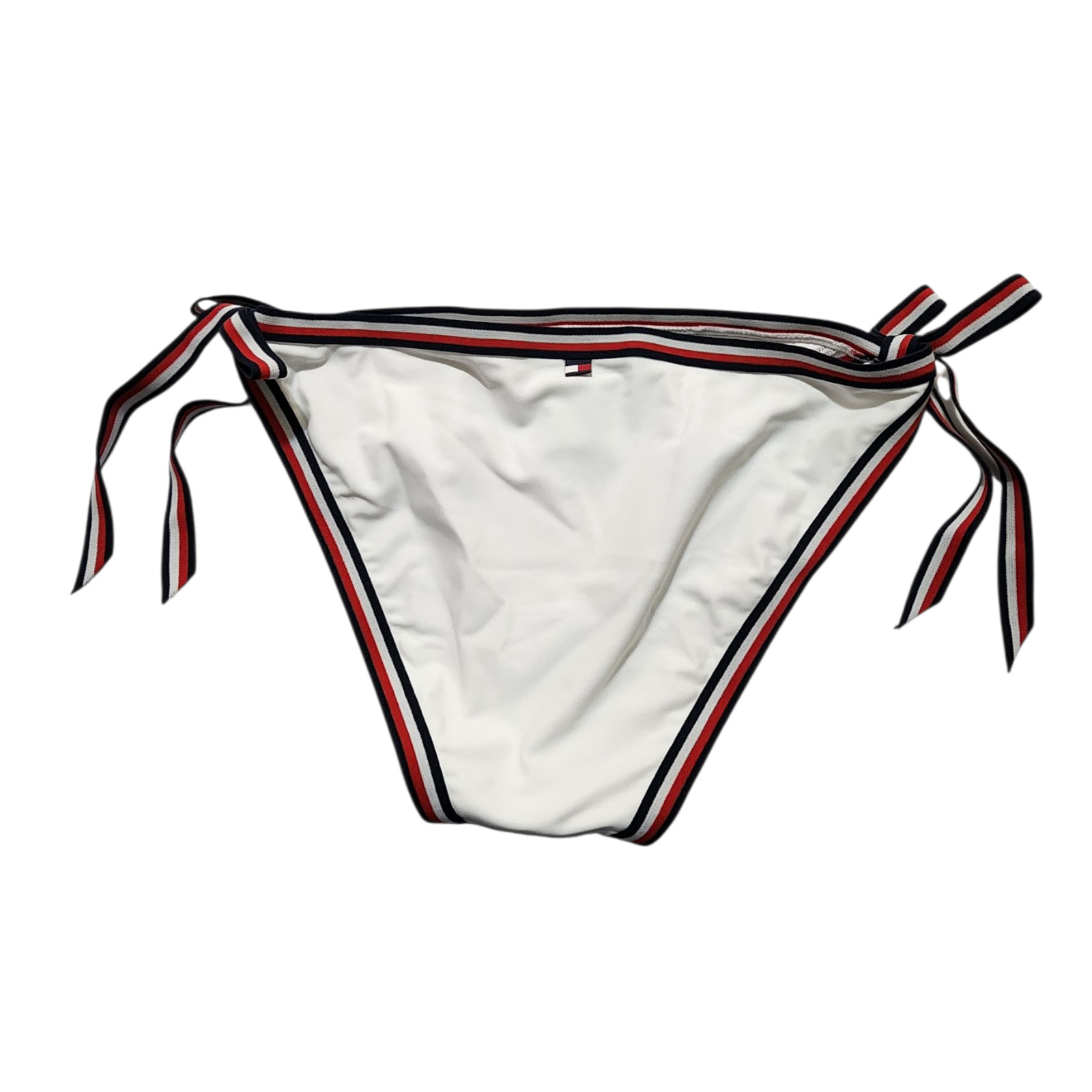 Tommy Hilfiger Women's Triangle Padded Bikini Swimsuit White Size L thumbnail 7
