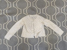Girls Gap Kids Size Small Winter Sweater White Holidays