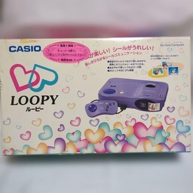 Casio Loopy My Seal Computer SV-100 Console with 2 Games Set [Unused]