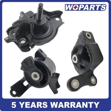 3PCS Motor & AUTO Trans Mount Set Fit For 07-08 Honda Fit 1.5L AM500 4552 45