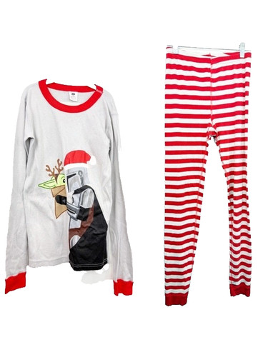 Hanna Andersson Star Wars Mandalorian Kids Christmas Pajamas Size 14