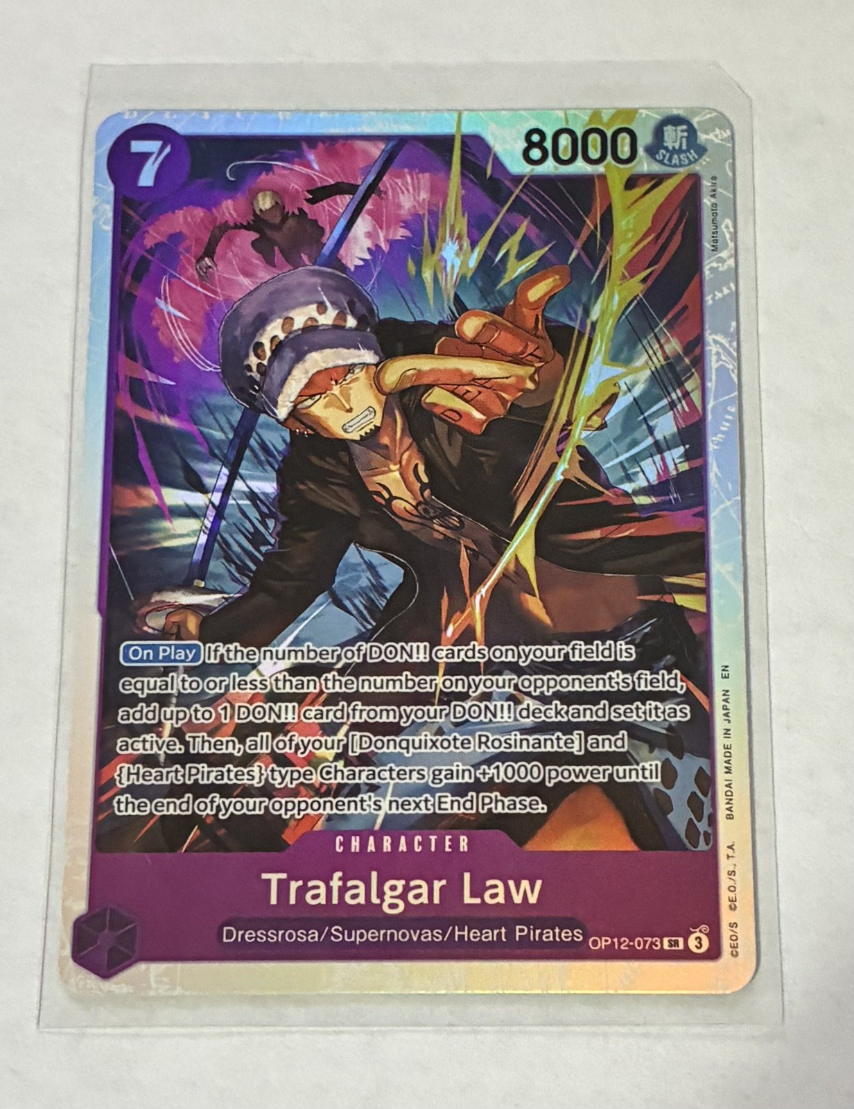 Trafalgar Law | OP12-073 SR | One Piece | Legacy of the Master | Foil | NM