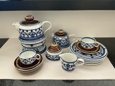 Vintage Royal Crown Delft Gallo Kaffee/Tee Set
