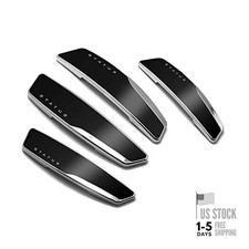 4 Pcs High Glossy Slim Door Edge Guards Bumper Protector Trim Guard Sticker