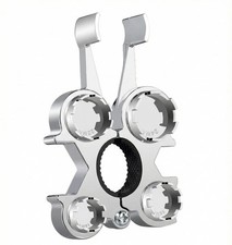 12 in 1 Faucet Aerator Removal Tool Alloy Universal Metal Key Silver