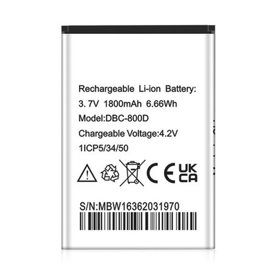 1800mAh 3,7V Akku DBC800D DBP800B DBC800B Kompatibel mit Doro Telefon 6620 65...