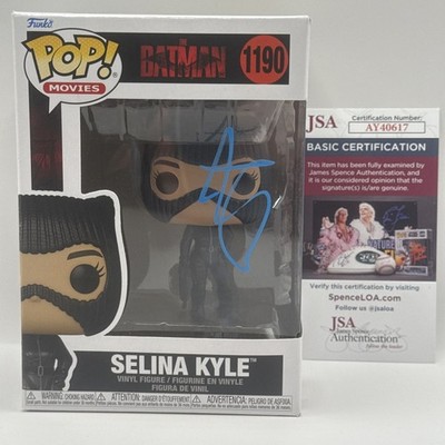 Zoe Kravitz Signed Selina Kyle Funko Pop! JSA COA AUTHENTIC The Batman Catwoman