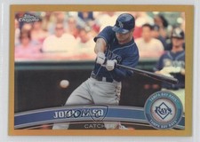 2011 Topps Chrome Gold Refractor 9/50 John Jaso #57 2x6