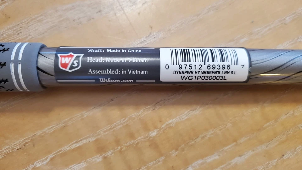 Club de golf Wilson Dynapower 6H híbrido 28,5° para mujer diestro con cubierta Foto 4 de 4