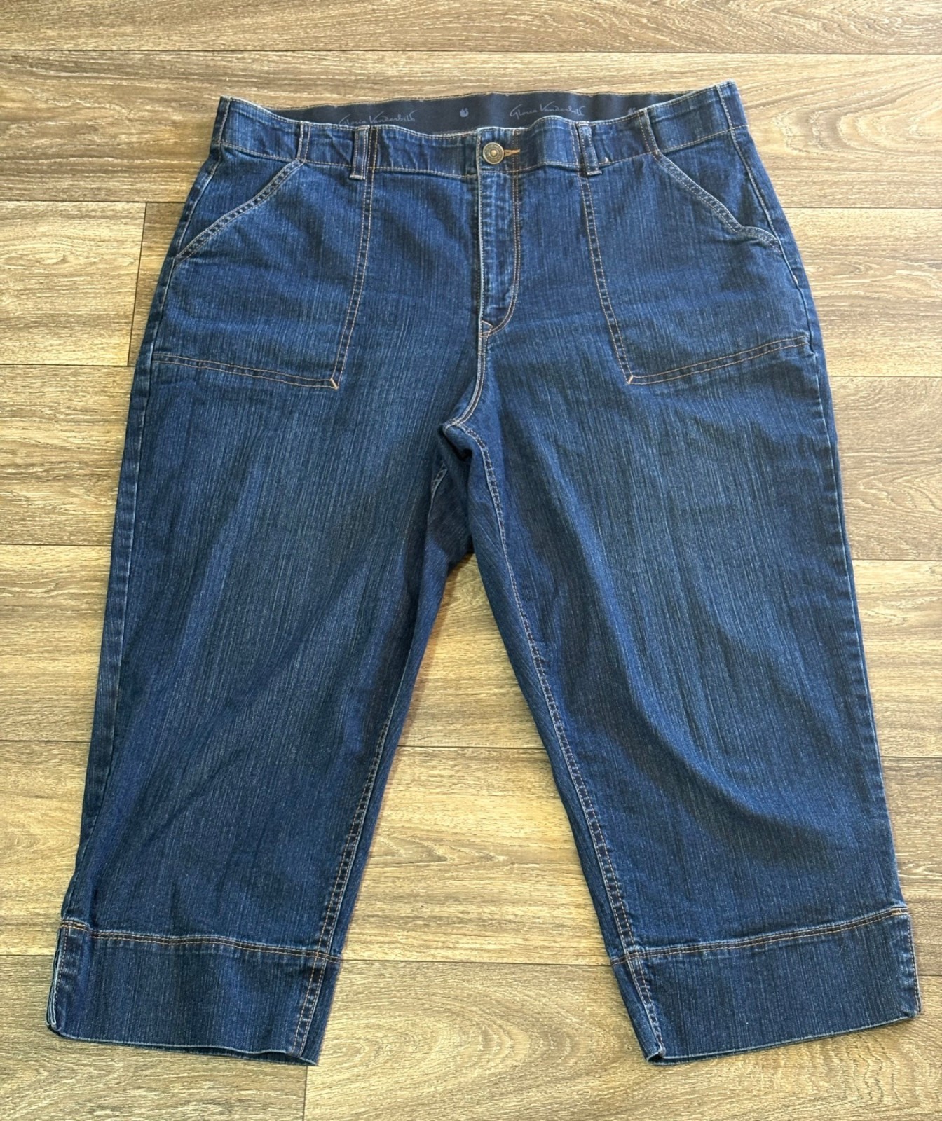 Stretch Comfort Waist Womens Plus Size 18