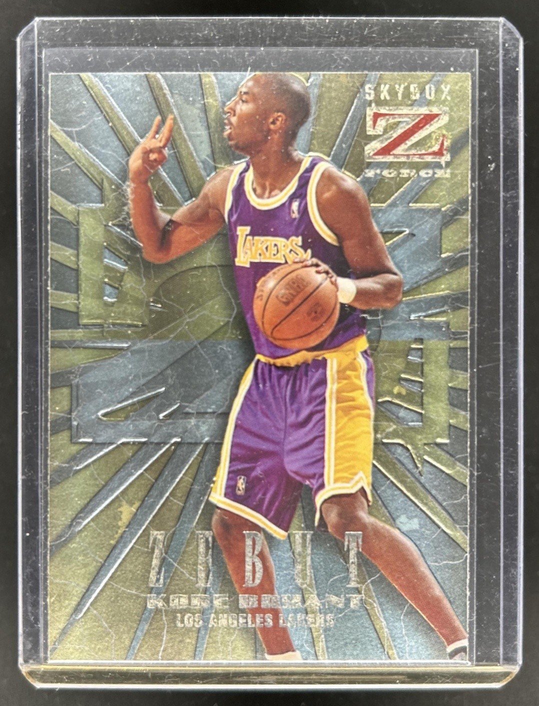 Kobe Bryant 1996 Skybox Z-Force #3 Zebut Price Guide - Sports Card