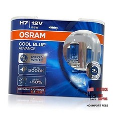 H7 12V 55W 5000K 62210CBA COOL BLUE ADVANCE Auto Lamps Halogen Headlight 2X