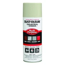 Rust-Oleum 1672830 Spray Paint, Almond, Gloss, Solvent, 12 Oz