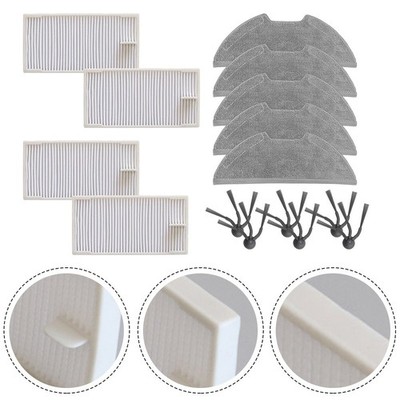 Ersatzfilter Wischtücher und Seitenbürsten für Eureka E20 für Evo Plus