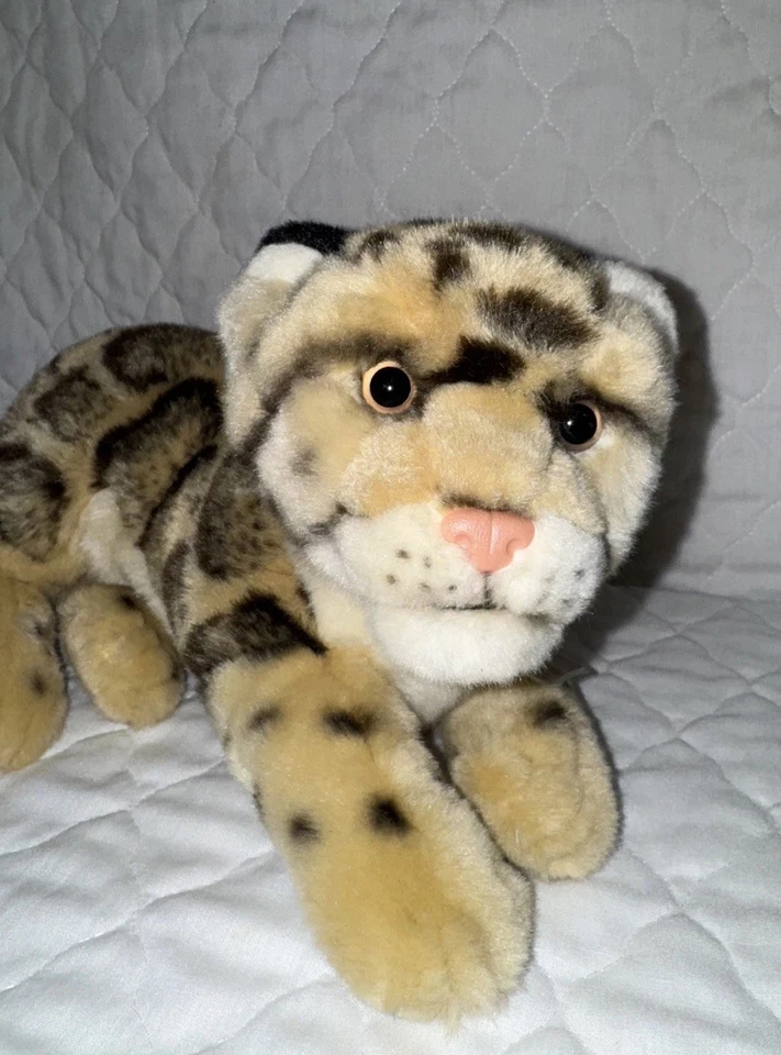 Peluche Ganz Webkinz Signature SIN CÓDIGO En Peligro Nublado Leopardo Peluche Foto 2 de 4