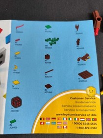 Lego 3853 Banana Balance Board Game Board Game - 2011 Complete 