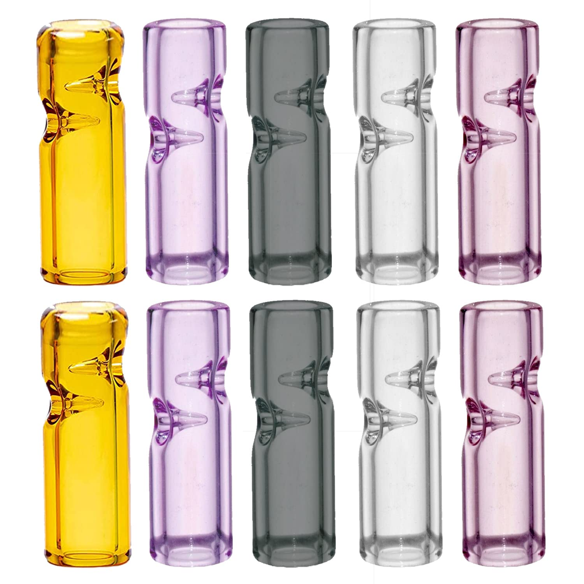 Reusable Glass Rolling Tips for Cigarette Filter, Ø10Mm Diameter 35Mm  Length rou