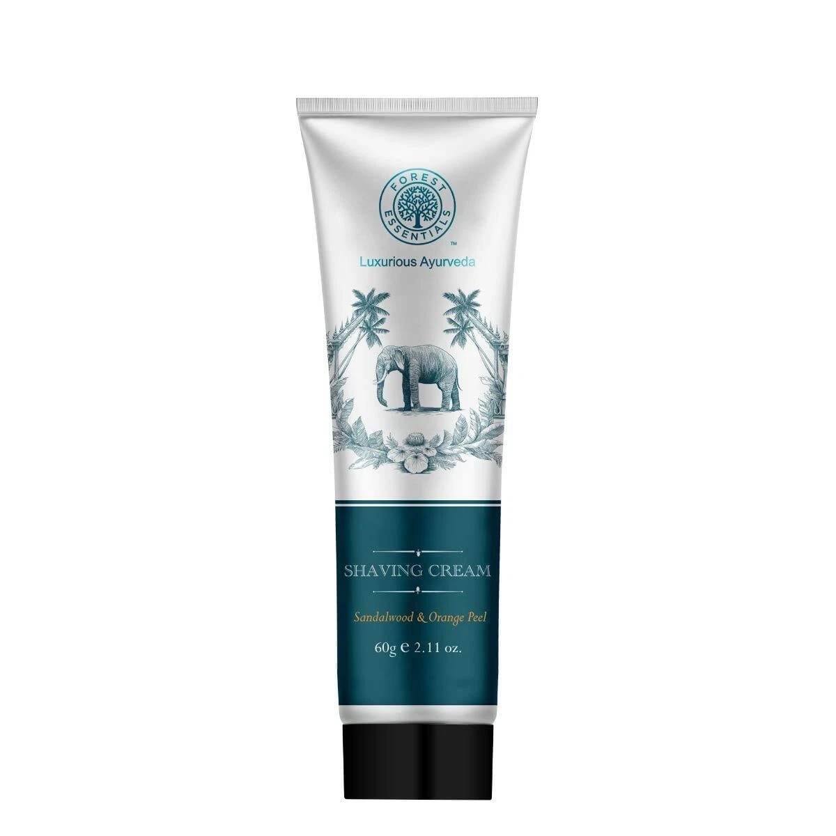 Forest Essentials Shaving Cream Sandalwood & Orange Peel 60g Free Delivery