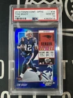 New Listing2018 Panini Contenders Optic Football Tom Brady Blue 41/99 PSA 10