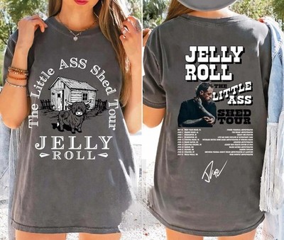 New!!! Jelly Roll the Little Ass Shed Tour 2026 North America 2 Sided T-Shirt