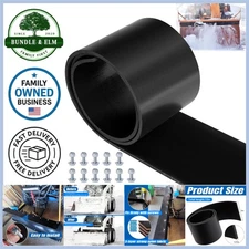 Rubber Snow Deflector 72x6 in Universal Snowplow Blade Attachments for ATV UTV