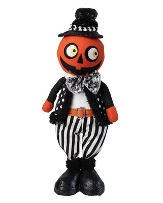 Mr. Pumpkin Halloween Kürbis Figur 40cm