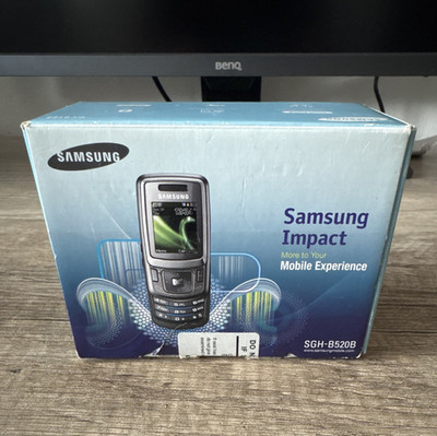 Samsung Impact SGH-B520B Slider Handy schwarz/silber Bluetooth 1MB OVP+Lader
