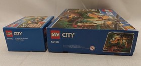 LEGO City 60158 Jungle Cargo Helicopter and 60156 Jungle Buggy New Sealed