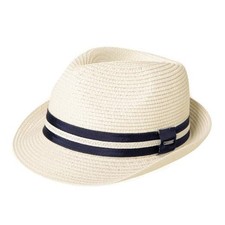 Oversize XL XXL Mens Summer Straw Fedoras Sun Hats Panama XX-Large 92551 white