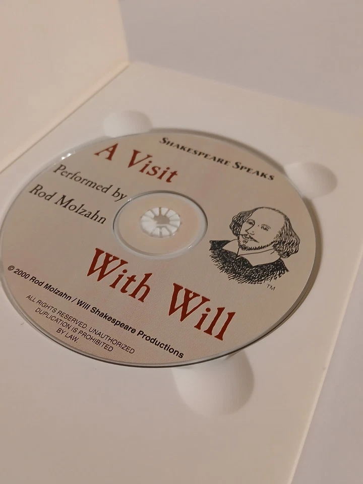 Shakespeare speaks a visit with will CD Rod Molzahn 2000 - Image 4 of 4