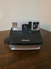 Polaroid One 600 Folding Instant Film Camera - Silver -