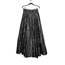 Vintage Subversive Ibiza Maxi Skirt Metallic Flowy Boho Western 90s