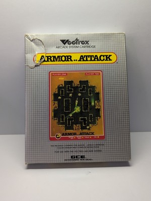 Armor Attack for Vectrex   Tested AUTHENTIC GCE GAME BOX OVERLAY TRAY FAST! 