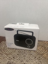 Jensen Audio Mr-550-Bk Portable Radio Am/Fm, Black