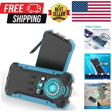 Solar Charger Power Bank 20000mAh, Portable Wireless Charger, 15W Fast Chargi...