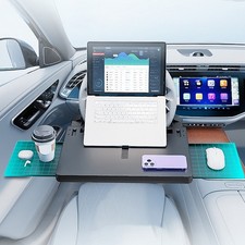 Expandable Car Steering Wheel Tray Laptop Table Mount Desk Food Drink Holder USA