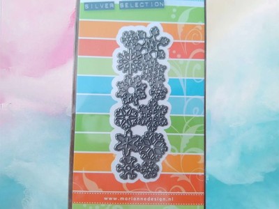 Stanzschablone/Schneeflocken/Eiskristalle/Neu/Marianne Design