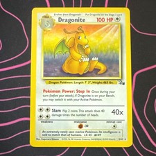 Pokémon TCG Dragonite 4/62 Holo Rare - Fossil Set Vintage - LP/MP on eBay