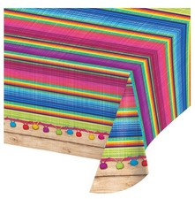 Mexican Fiesta Cinco de Mayo Birthday Party Decor Table Cover Cloth 54"x102"