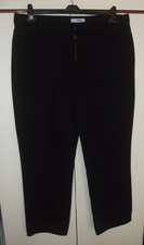 Zantos, Jeans/Pantaloni Leggeri in Cotone Nero, Spazzolato, Uomo W40"/L30"