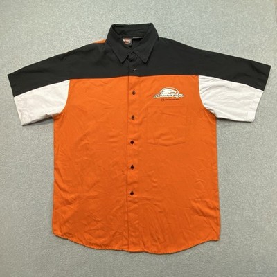 Harley Davidson Screamin Eagle Performance ApartsMens Sz L Mechanic Distressed