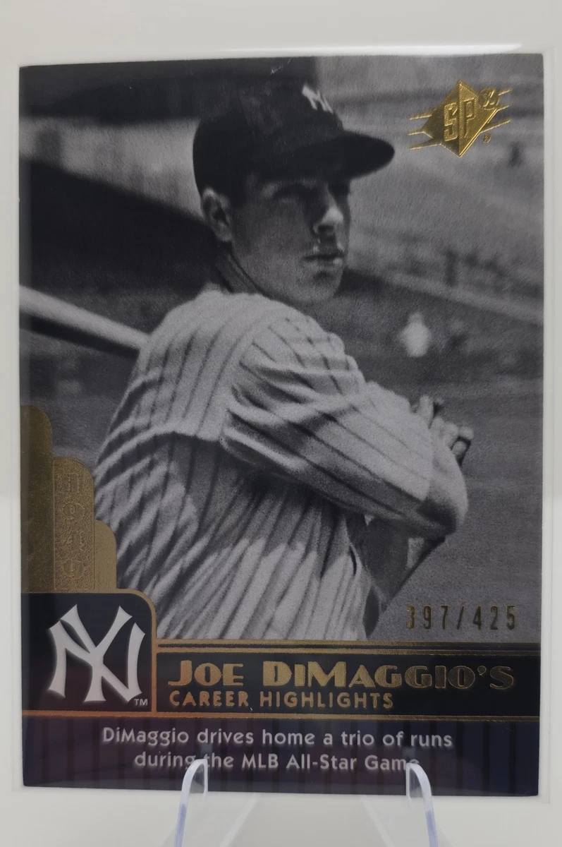 Upper Deck Joe DiMaggio Baseball Serial Numbered Sports Trading