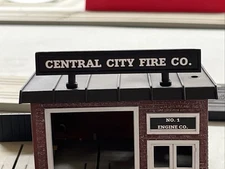 Black 3D Printed Replacement Building Sign for TYCO US1 Elec Trucking Firehouse