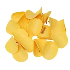 Honbay 24PCS Creative Funny Artificial Potato Chips Hair Clips Halloween Resi...