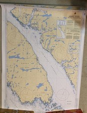 canadian hydrographic nautical chart #3984 PRINCIPE CHANNEL BRITISH COLUMBIA
