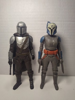 Star Wars The Mandalorian & Bo-Katan 6 7  Action Figures Hasbro Lot of 2 - VGC